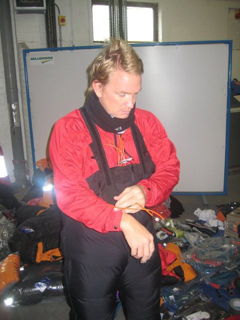 Expedition equipment testing, Ian Prickett