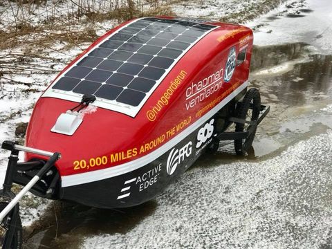 Run Geordie run, training in the cold