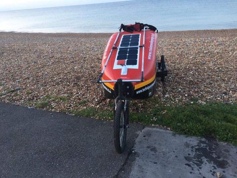 Rosie Swale-Pope, jogpod, Brighton beach