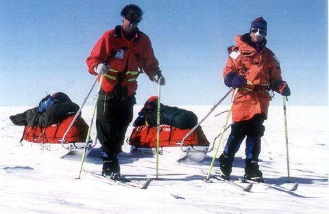 Ran Fiennes and Mike Stroud