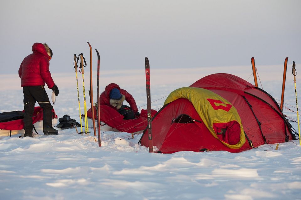 Antarctica, tent camp