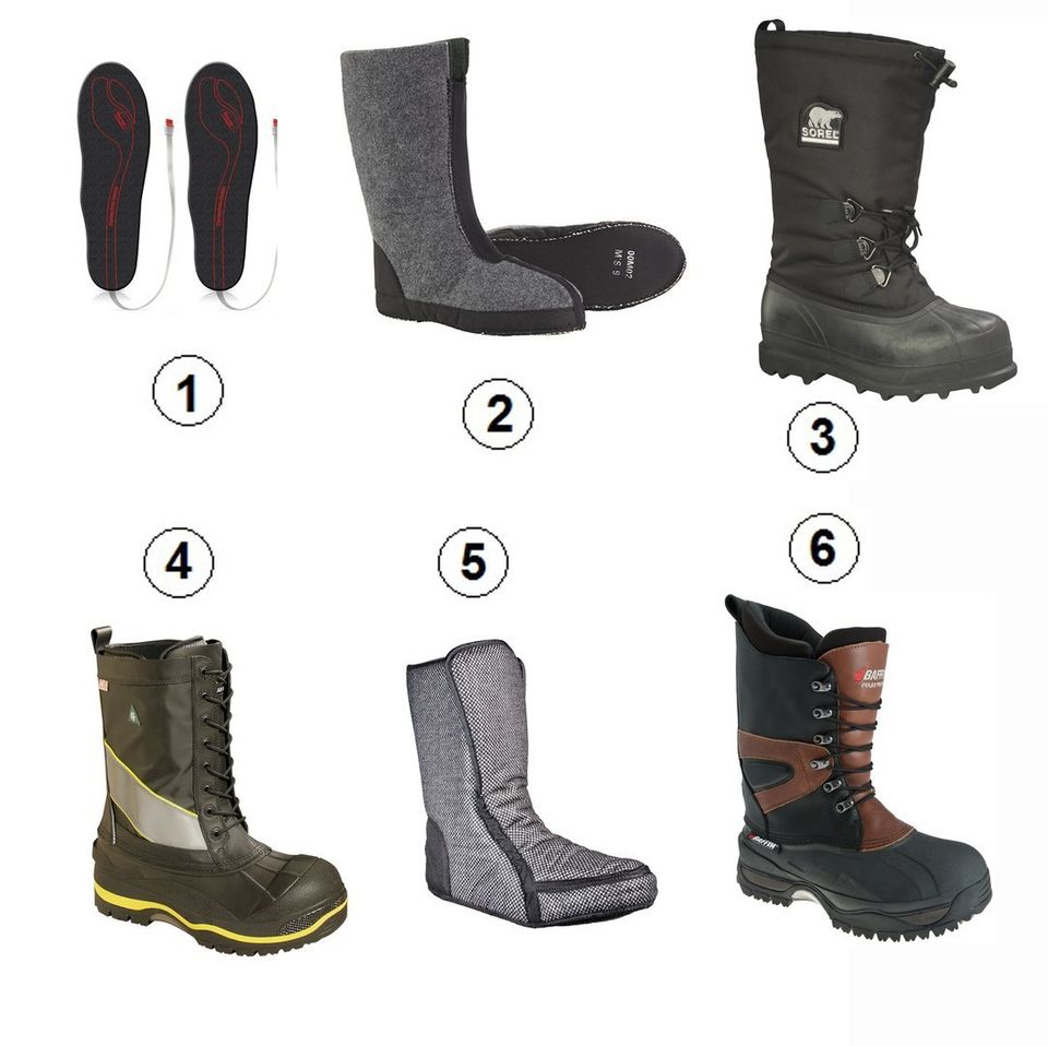 Expedition equipment testing, boot options
