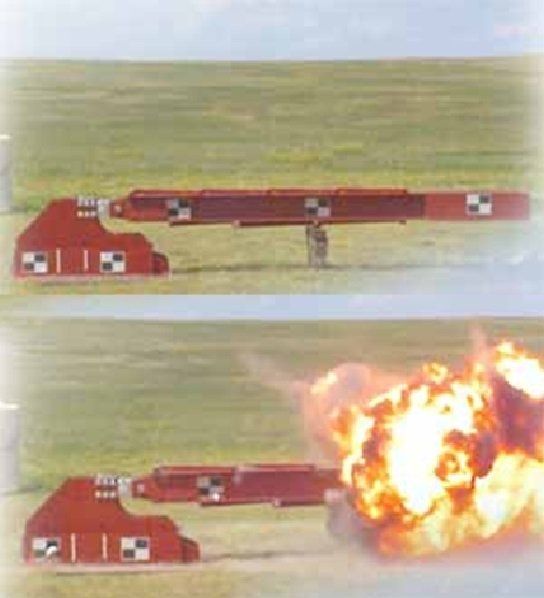 Landmine Blast test rig