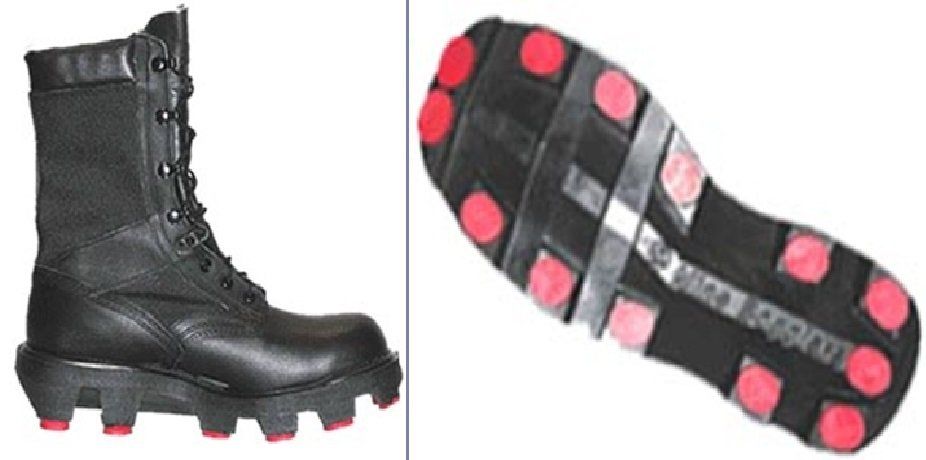 Landmine protection boot, Wellco