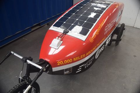Jogpod with solar panel