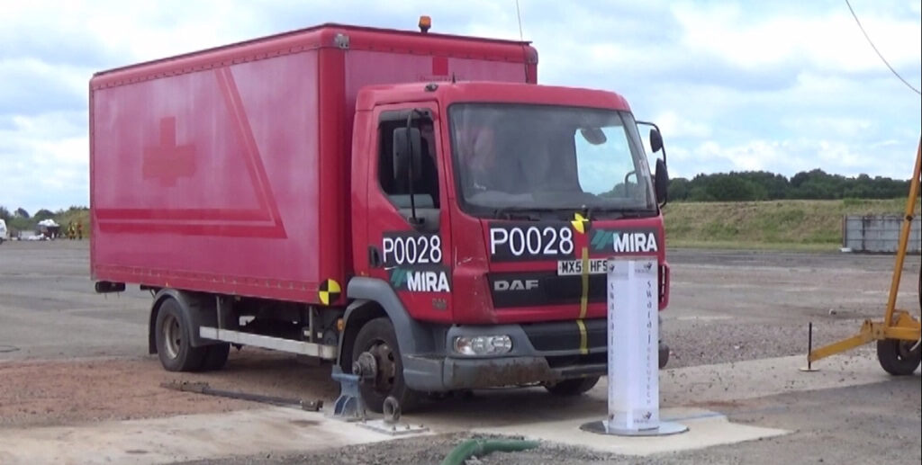 HVM Bollard test