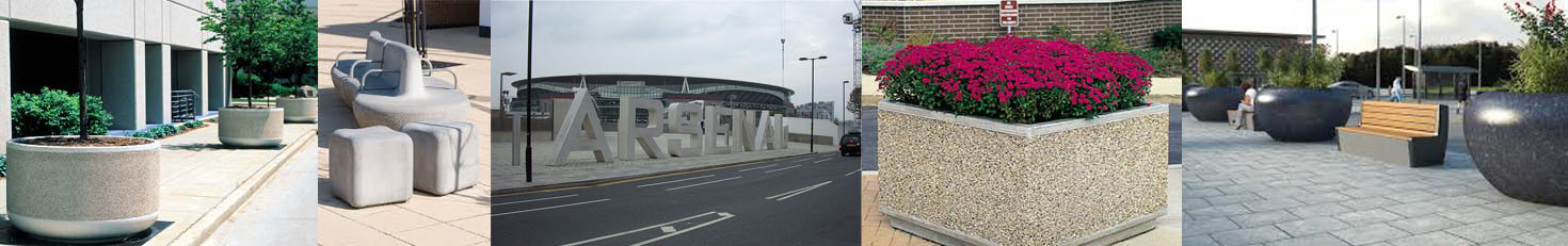HVM selection of protection street furniture
