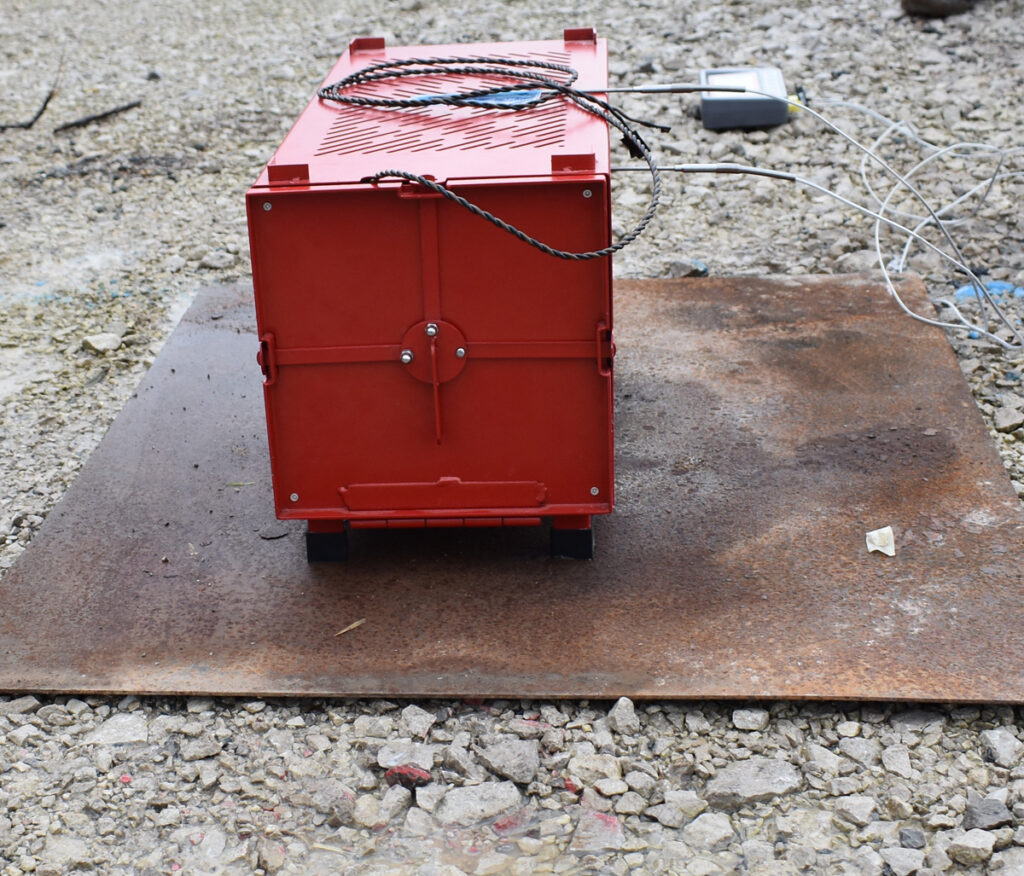 Li-ion charging box test, Lithium-ion battery safety box