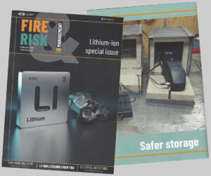 Lithium-ion battery safety article